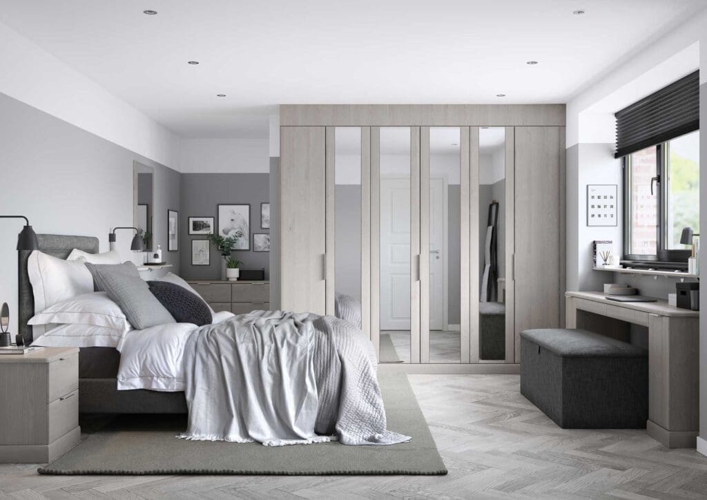 fitted mirror wardrobes