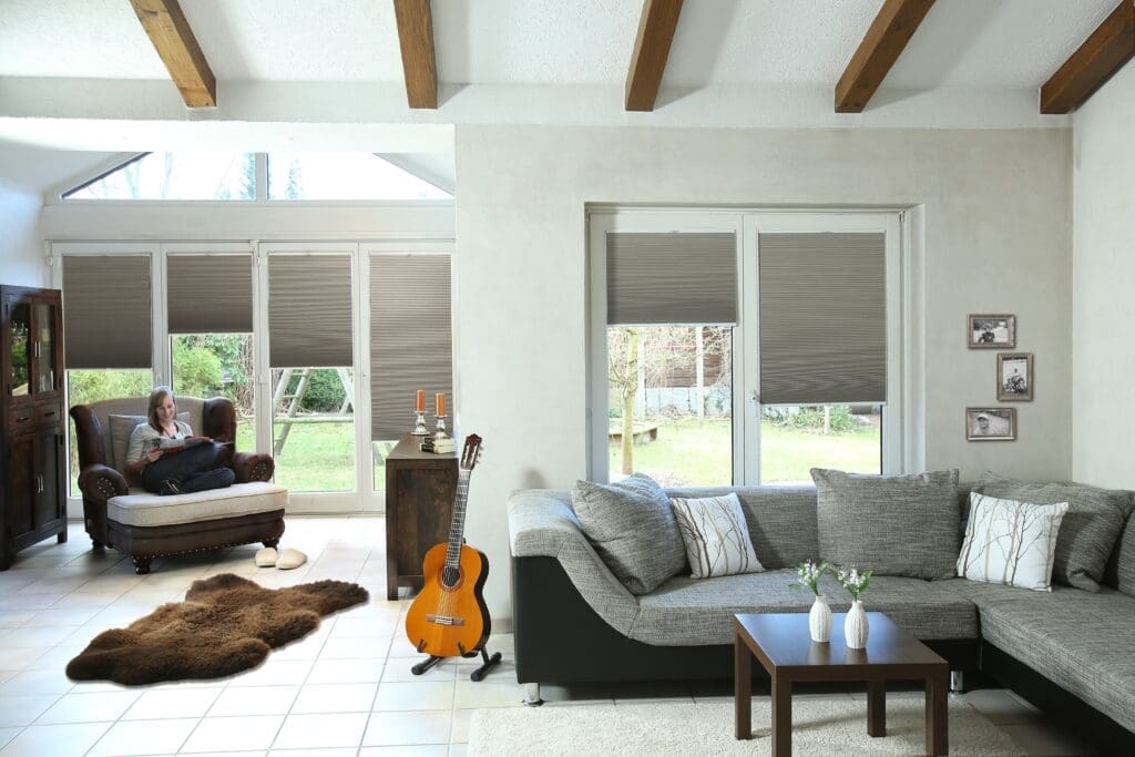 blackout blinds in living room