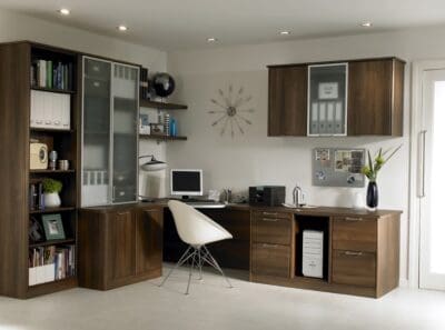Home office fitted storage