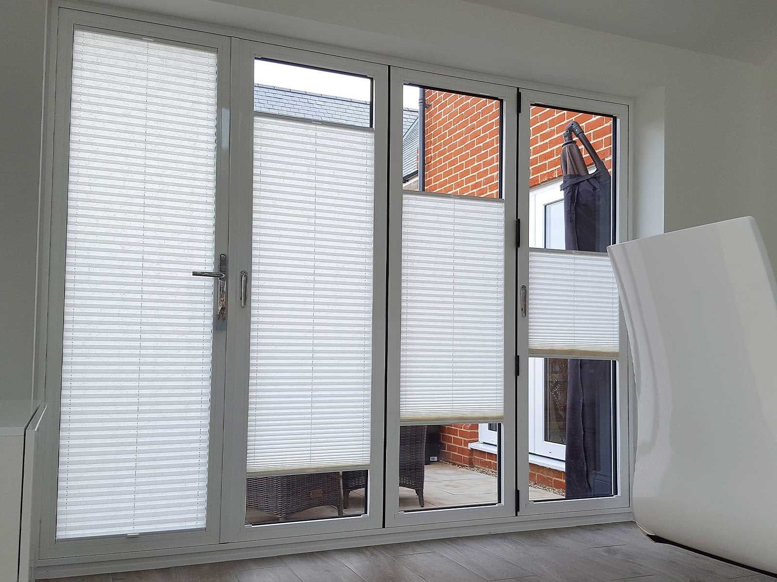 pleated blinds