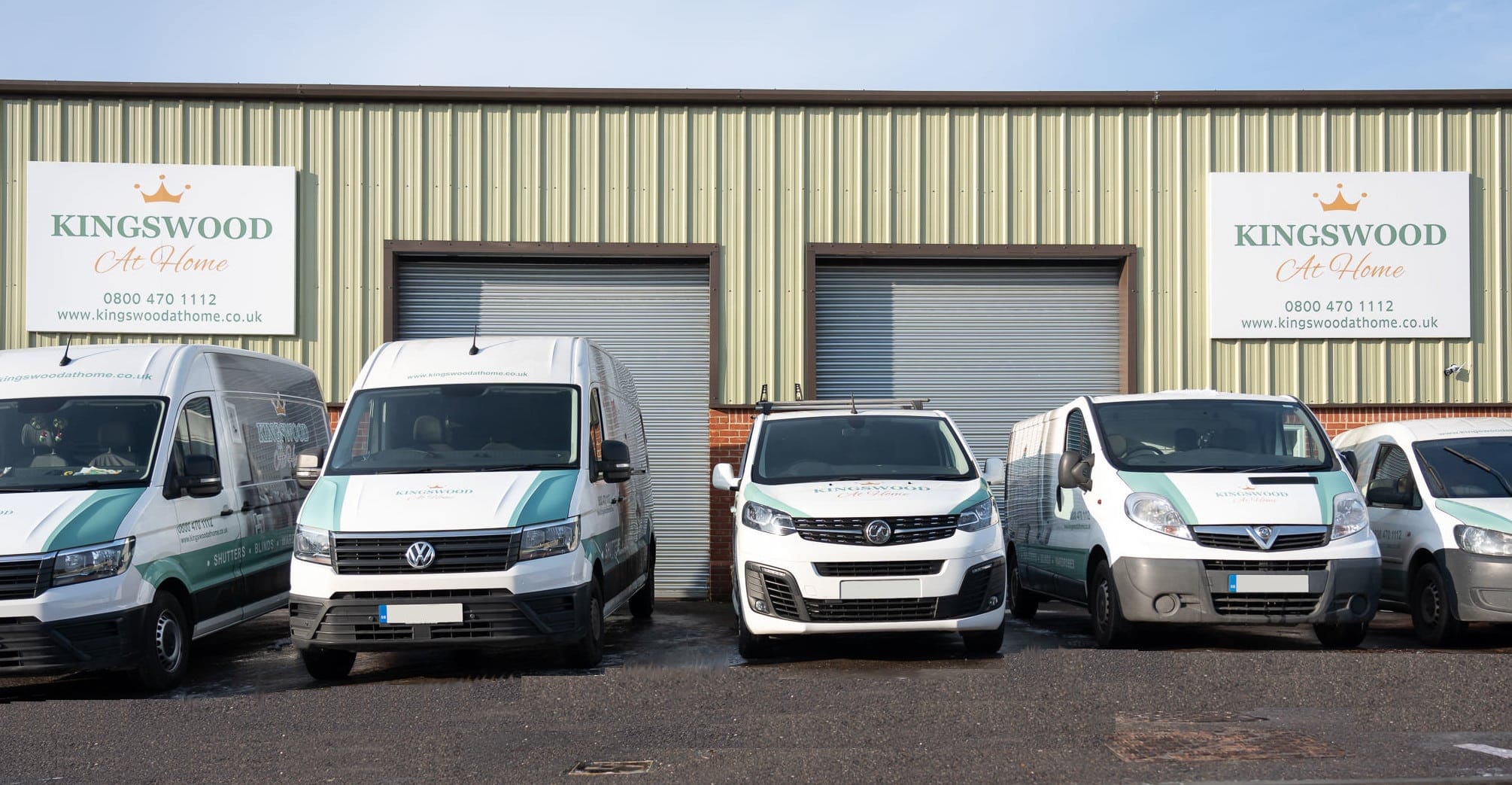 Exterior of the Kingswood showroom in Henfield
