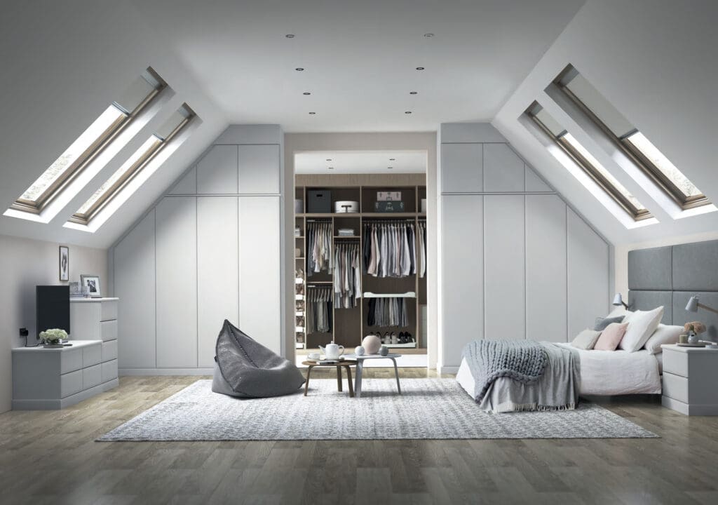 Designing bespoke handleless fitted wardrobes around you