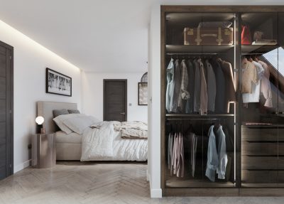 novus modern walkin-wardrobes open