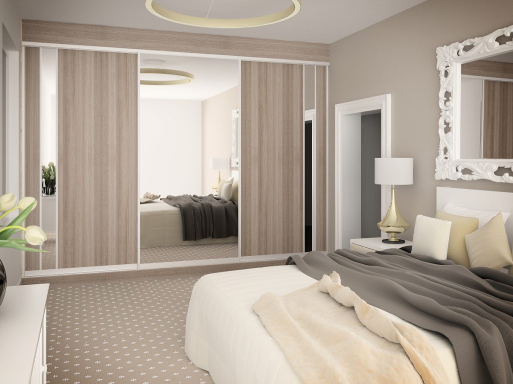 What a bespoke mirrored sliding wardrobe means for your room