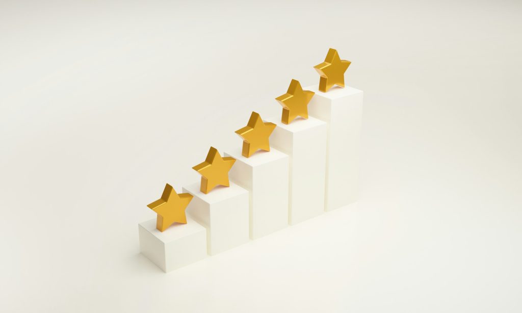 5-star customer reviews